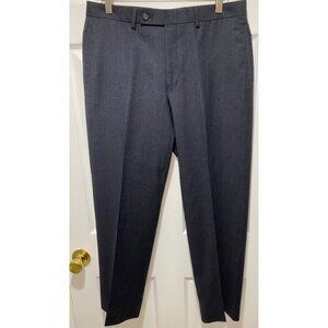 Lauren Ralph Lauren Men's 32W X 30L Black Charcoal  Wool Dress Pants Slacks